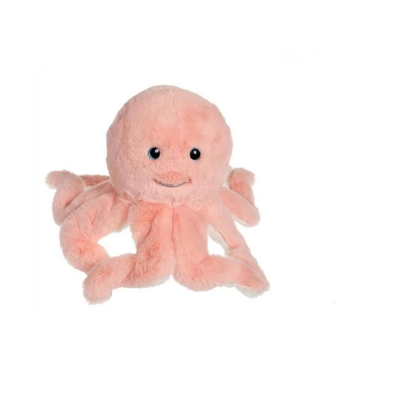 Peluche Pieuvre - GIPSY TOYS - Rose, 32 cm