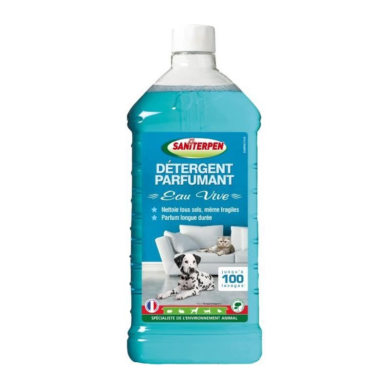 SANITERPEN - SANITERPEN Détergent Parfumant Eau Vive 1L - Nettoie les sols et...