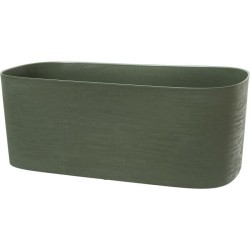 Jardiniere + réserve eau - GARDEN ID Respect - Vert de gris 50 x 17 cm - 100%...