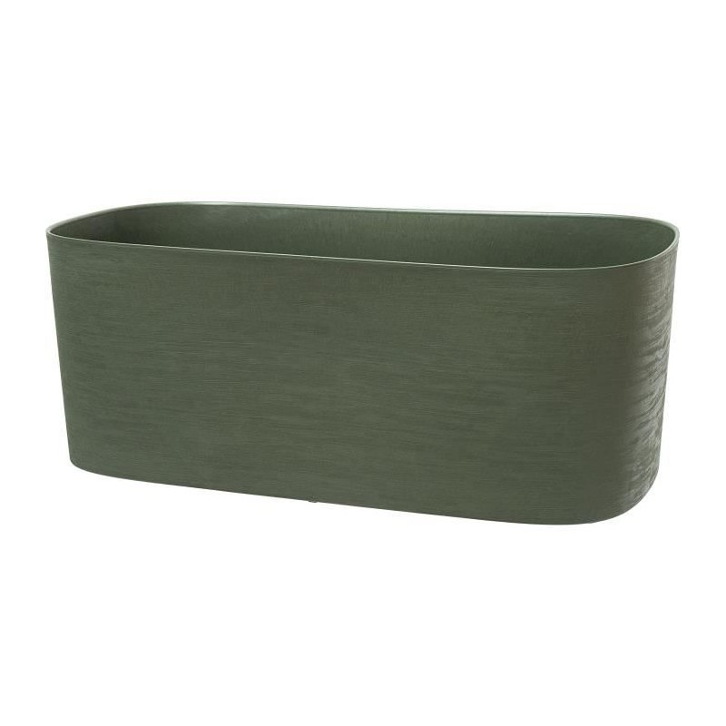 Jardiniere + réserve eau - GARDEN ID Respect - Vert de gris 50 x 17 cm - 100%...