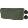 Jardiniere + réserve eau - GARDEN ID Respect - Vert de gris 50 x 17 cm - 100%...