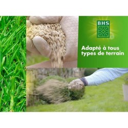 Semence de gazon - BHS - Gazon Rustique 1kg - Plus résistant et mieux protégé...