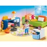 PLAYMOBIL 70209 Chambre d'enfant avec canapé-lit, Maison Traditionnelle, Doll...