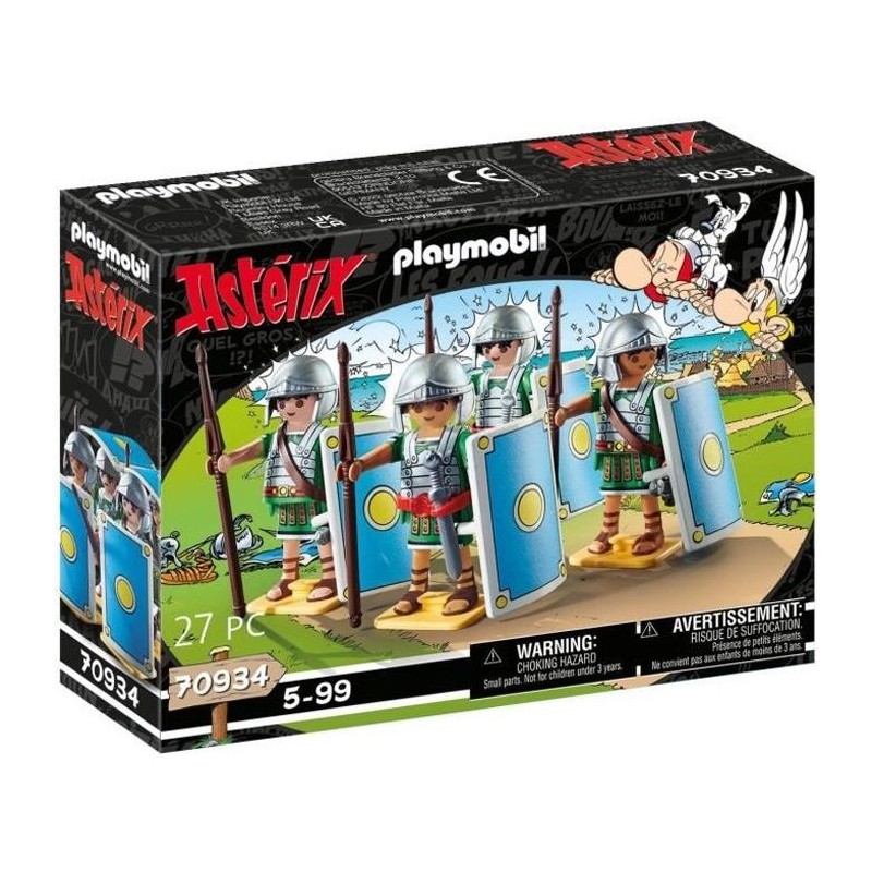 PLAYMOBIL 70934 Les légionnaires romains, Astérix, 27 pieces, Des 5 ans