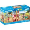 PLAYMOBIL 71475 Charpentier avec tourelle de jeu - My Life - 58 pieces - Jeu ...