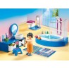 PLAYMOBIL 70211 Salle de bain avec baignoire, Dollhouse La Maison Traditionne...