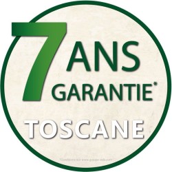 Pot de fleurs Carré 40 cm - EDA - Toscane - 38 L - 39 x 39 x H.39 cm - Gris A...