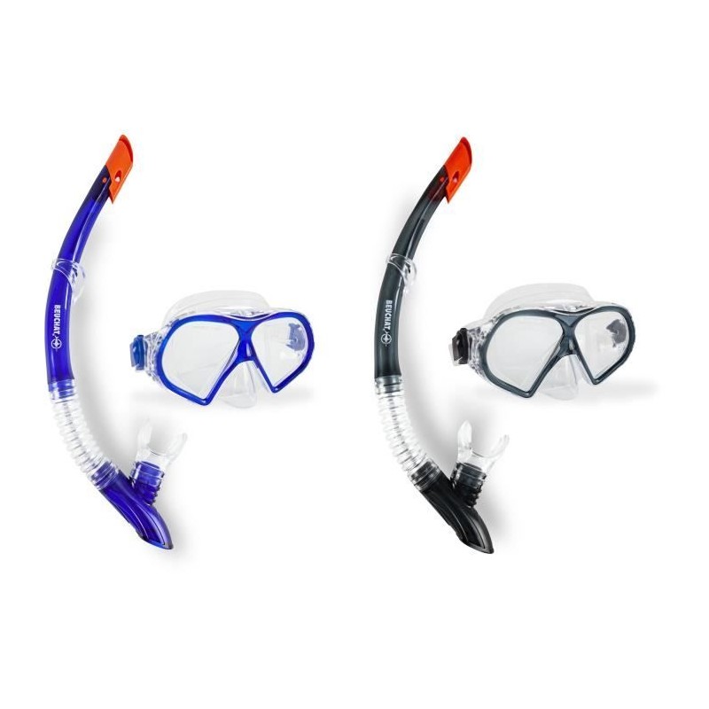 Kit Masque Tuba Silicone - BEUCHAT - Stream Adulte