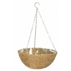 Panier suspendu - GARDEN ID Rustic - 35 cm -  coque plastique (intérieur/exté...