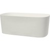 Jardiniere avec réserve d'eau - GARDEN ID Respect - Blanc 50 x 17 cm - 100% d...