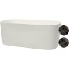 Jardiniere avec réserve d'eau - GARDEN ID Respect - Blanc 50 x 17 cm - 100% d...