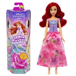 Spin & Reveal Ariel Mattel Poupée Disney Princesses avec 11 surprises