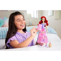 Spin & Reveal Ariel Mattel Poupée Disney Princesses avec 11 surprises