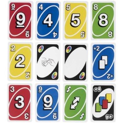 Mattel Games - Uno Deluxe - Jeu de Cartes Famille - 7 ans et + K0888