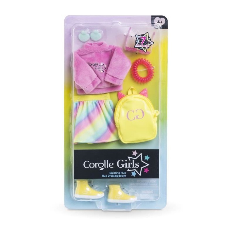 Accessoires poupée - COROLLE - Dressing fluo - Pour poupée mannequin