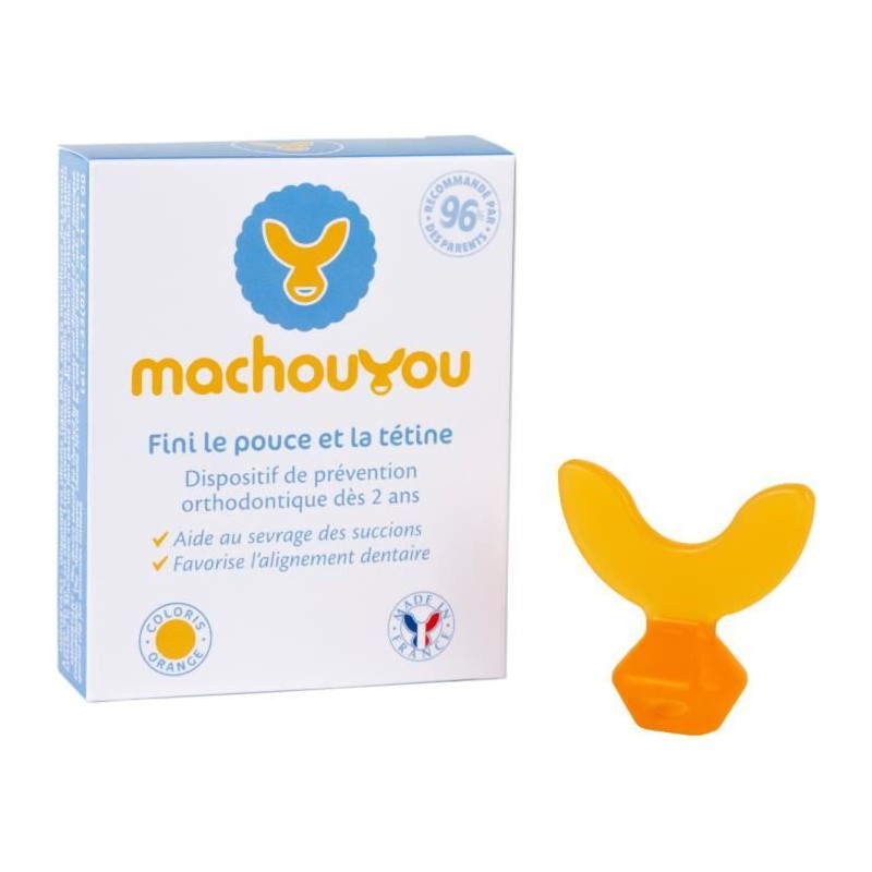 Machouyou Dispositif 1eres dents couleur - Orange