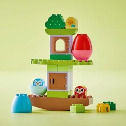 LEGO DUPLO My First 10440 Arbre qui se balance et s'empile - Jouet interactif...