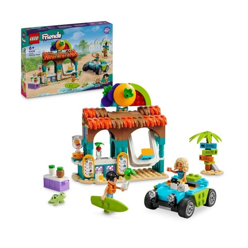 LEGO Friends 42625 Le bar a smoothies de la plage - Set boissons pour filles ...