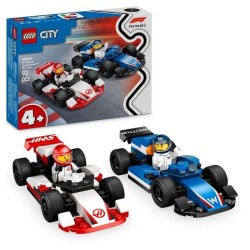 LEGO City 60464 Voitures de course de F1 Williams Racing et Haas F1 - Jouet d...