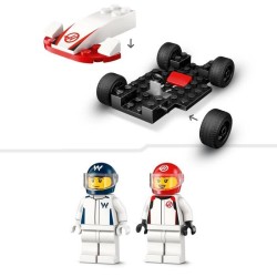 LEGO City 60464 Voitures de course de F1 Williams Racing et Haas F1 - Jouet d...