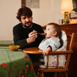 LOOPING Coussin Chaise Haute Bébé | PVC Imperméable, Sangles, Fabriqué en Fra...