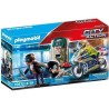 PLAYMOBIL 70572 Policier en moto et voleur, City Action, Les policiers, Des 4...