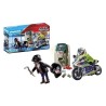 PLAYMOBIL 70572 Policier en moto et voleur, City Action, Les policiers, Des 4...