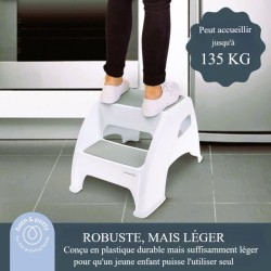 Tabouret marchepied - DREAMBABY - Toddler & Me 2 Up - Antidérapant et texturé...