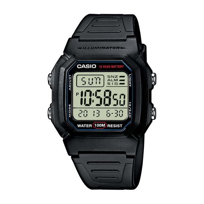 Montre - CASIO - W800H1AVES - Quartz - Résine - Digital - 10 ATM