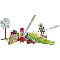 PLAYMOBIL 71515 Skateurs avec rampe, Color, 44 pieces, avec crayons Crayola, ...