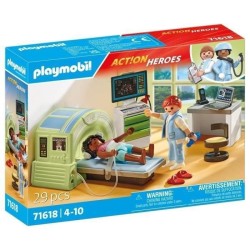 PLAYMOBIL 71618 Scanner médical avec patiente, City Life, L'Hôpital, 29 piece...