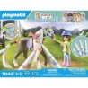 PLAYMOBIL 71640 Cavaliere avec criniere de cheval a colorier, Horses of Water...