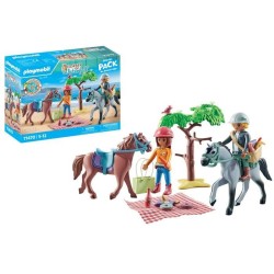 PLAYMOBIL 71470 Amélia et Ben avec chevaux - Horses of Waterfall - 2 personna...