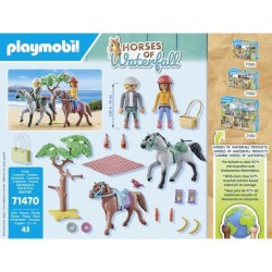 PLAYMOBIL 71470 Amélia et Ben avec chevaux - Horses of Waterfall - 2 personna...