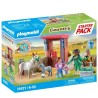 PLAYMOBIL 71471 Vétérinaire avec animaux de la ferme, Country la ferme, 55 pi...