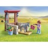PLAYMOBIL 71471 Vétérinaire avec animaux de la ferme, Country la ferme, 55 pi...