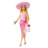 Barbie-Barbie Plage-Poupée blonde en maillot de bain et accessoires