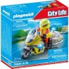 PLAYMOBIL 71205 Urgentiste avec moto, City Action Les Secouristes, effet lumi...