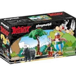 PLAYMOBIL 71160 Astérix La chasse au sanglier, avec Astérix, Obélix et Idéfix...