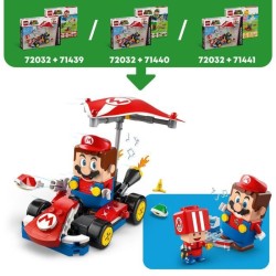 LEGO Super Mario 72032 Mario Kart – Kart standard - Jouet voiture pour enfant...