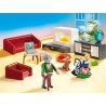 PLAYMOBIL 70207 Salon avec cheminée, Dollhouse La Maison Traditionnelle, 36 p...