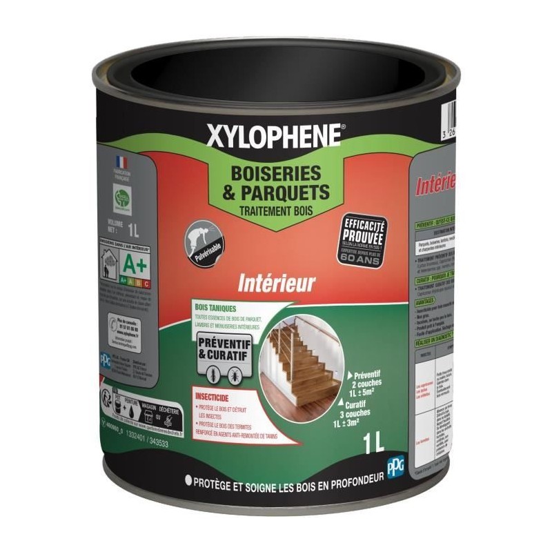 Traitement boiseries & parquets - XYLOPHENE - 1 L