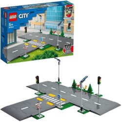 LEGO City 60304 Intersection a assembler, Jeu construction ville avec panneau...