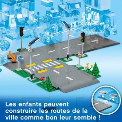 LEGO City 60304 Intersection a assembler, Jeu construction ville avec panneau...