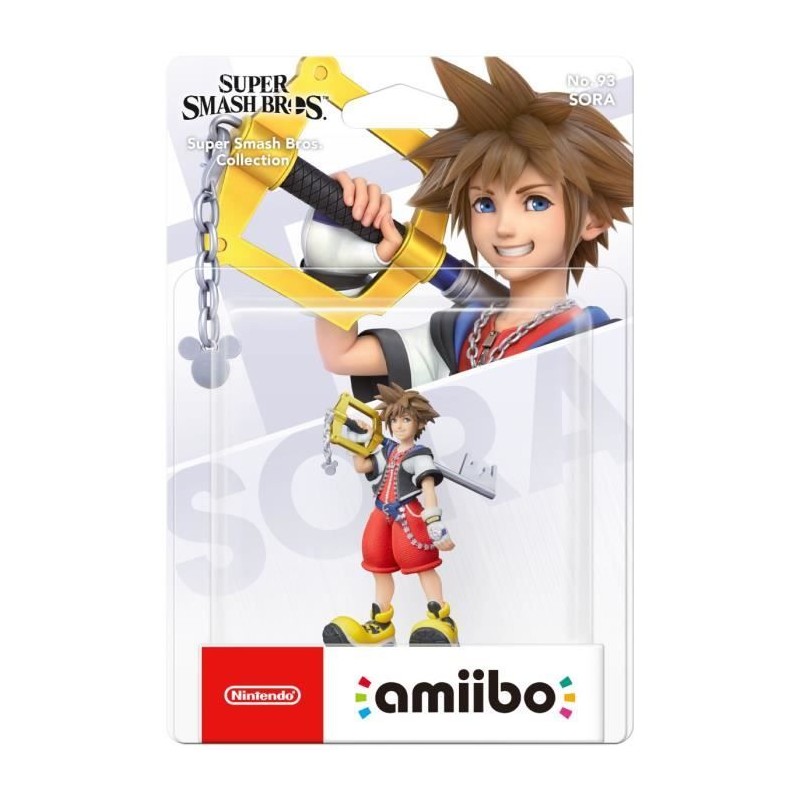 Figurine Amiibo - Sora N°93 • Collection Super Smash Bros.