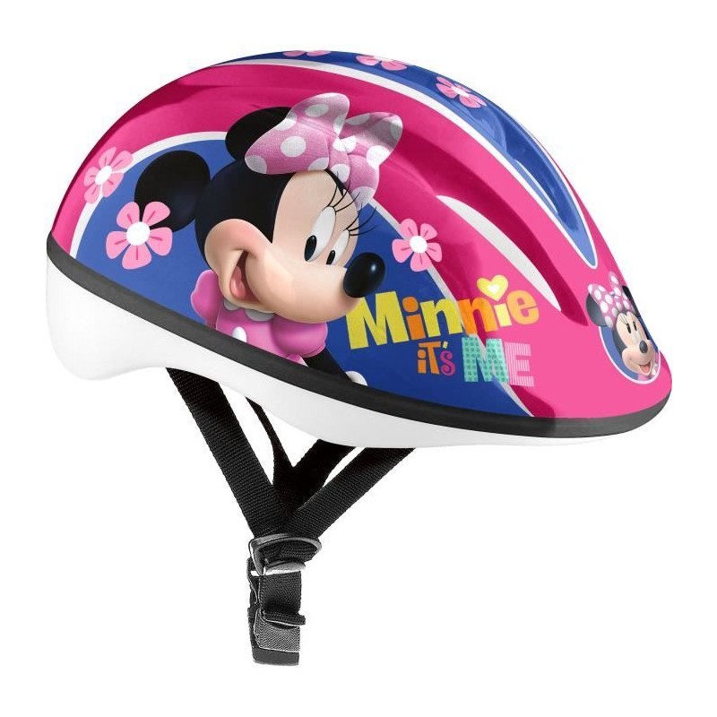 Casque vélo DISNEY MINNIE - Taille S - Fille - Structure EPS Noir - Coque ext...