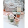 BÉABA - Lot 6 Portions Clip - 2eme Age - 250ml - 100% Hermetique - Empilables
