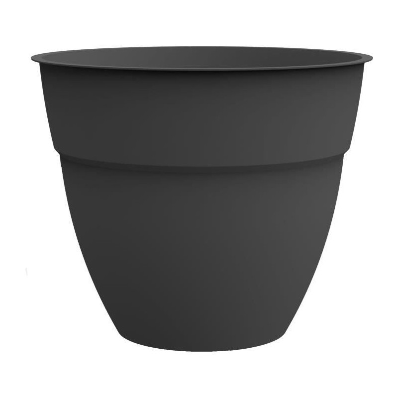 Pot de fleurs - EDA - Osaka - 56,8 L - Ø 50 cm x 42,9 cm - Gris anthracite