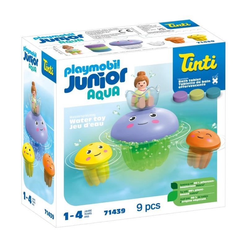 PLAYMOBIL Junior 71439 Famille de méduses, Junior AQUA Tinti, Jouet pour le b...