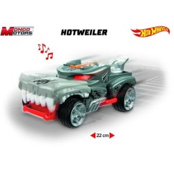Véhicule motorisé Hot Wheels Monster Action Hotweiler - Sons et lumieres - 23cm